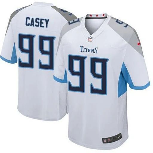 Men Tennessee Titans #99 Jurrell Casey Nike White Game NFL Jersey
